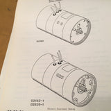 EEMCO D2163, D2163-1, D2839-1 Motor Overhaul & Parts Manual.