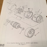 EEMCO D2163, D2163-1, D2839-1 Motor Overhaul & Parts Manual.