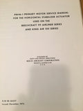 PM46-1 Motor Horizontal Stabilizer Actuator Service manual.