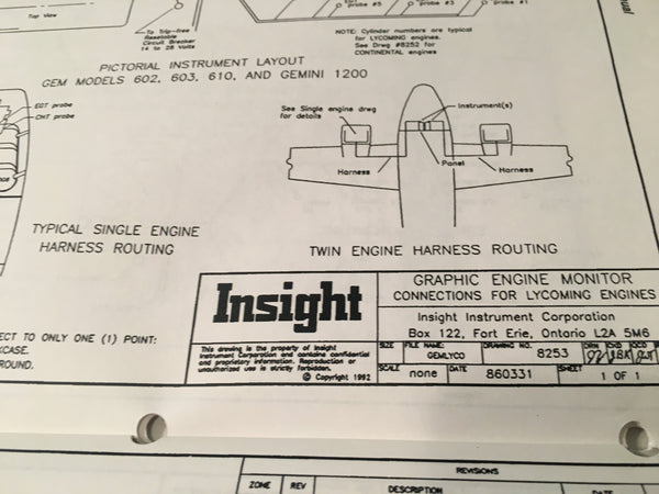 Insight Graphic Monitor 602, 603, 610 & 1200 Install Manual. – G's ...