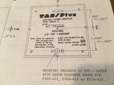 B & D Instruments TAS/Plus Model 2504 Install Manual.