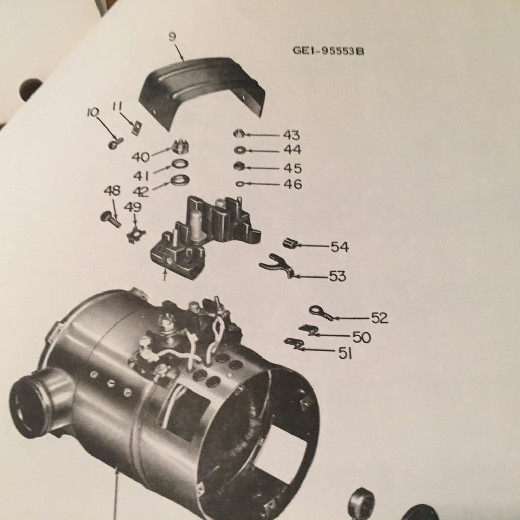 GE Aerospace DC Motor 2BC31N1B & 2BC31N3A Instruction & Parts Manual.