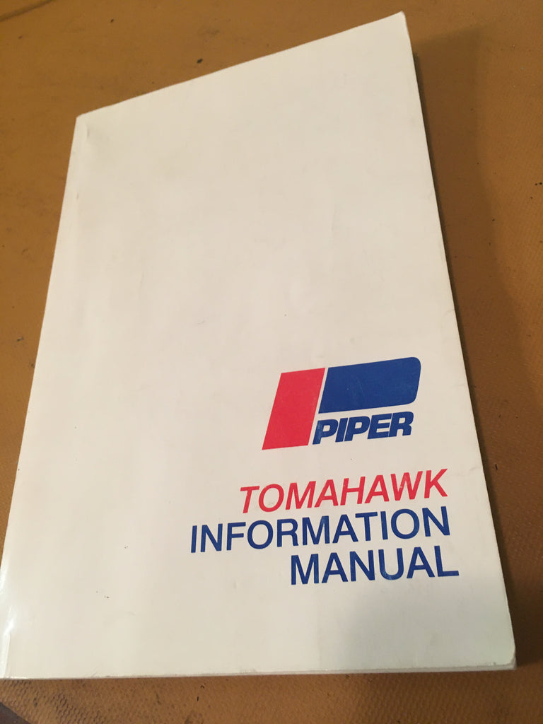 Piper Tomahawk PA-38-112 Pilot's Information Manual.