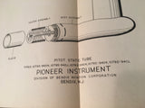 Pioneer Electric Pitot-Static Tube Service Manual.