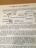 Pioneer Manifold Pressure Gauge 1918-A1 & 1919-A1 Service Manual.