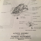 Pioneer Compass Ind. 5915 5916 5997 & Autosyn AY-14 AY-15A AY-22 Overhaul Manual.