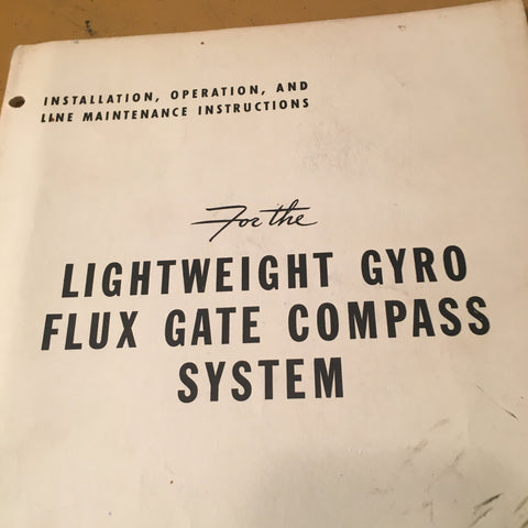 Eclipse Pioneer P-3 Gyro Flux Gate System Install Ops & Line Maintenance Manual.