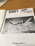 Piper Cherokee Archer II PA-28-181 Pilot's Information Manual.