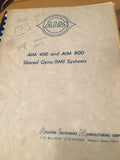 AIM 400 & AIM 800 Slaved Gyro Direction Indicator Overhaul Manual.