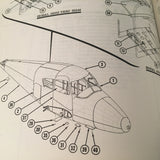 Cessna 310, 310B, 310C & 310D Parts Manual.