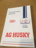 1981 Cessna AG Husky T188C Pilot's Information Manual.