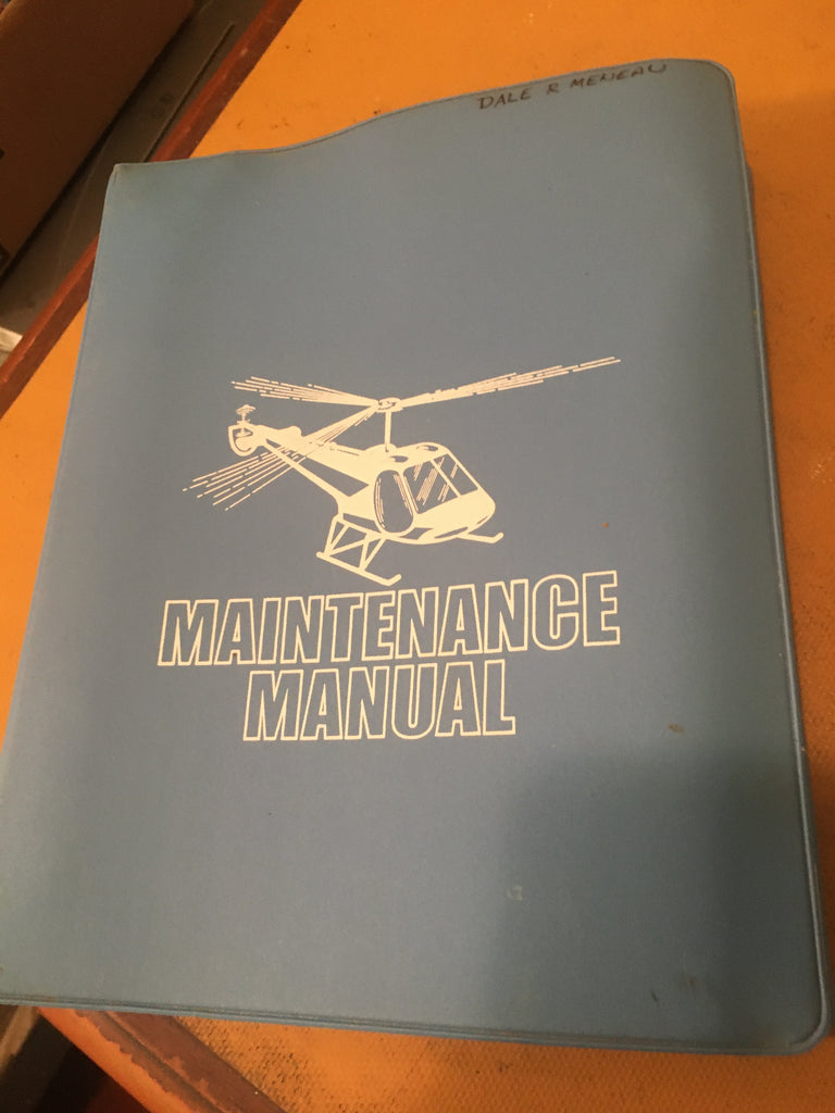 Enstrom F-28A Helicopter Maintenance Manual.