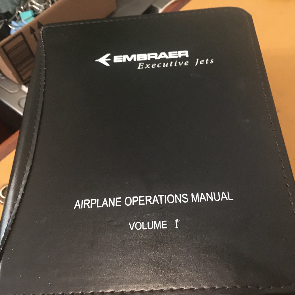 Embraer Legacy 600, EMB-135BJ Airplane Operations Manuals, A 2 Vol.Set