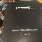 Embraer Legacy 600, EMB-135BJ Airplane Operations Manuals, A 2 Vol.Set