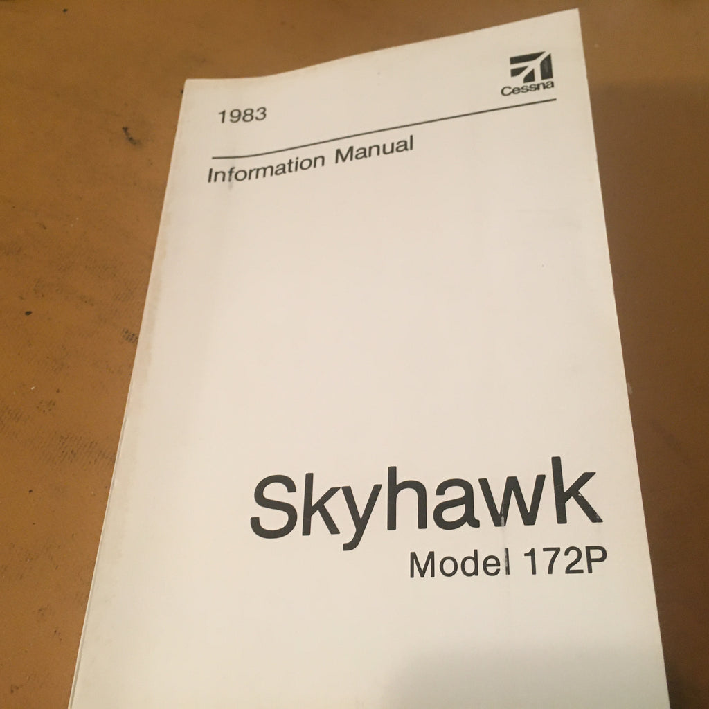 1984 Cessna TR182 Turbo Skylane RG Pilot's Information Manual.