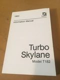 1983 Cessna Turbo Skylane T182 Pilot's Information Manual.