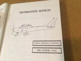 1982 Cessna Aerobat, A152 Pilot's Information Manual.