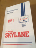 1981 Cessna Turbo Skylane T182 Pilot's Information Manual.