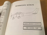 1981 Cessna Skylane 182R Pilot's Information Manual.