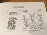 Aero Mechanism 8142B Series, 155010 Series Overhaul Manual.