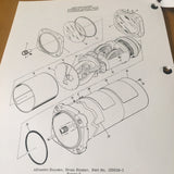 Aero Mechanism 8142B Series, 155010 Series Overhaul Manual.