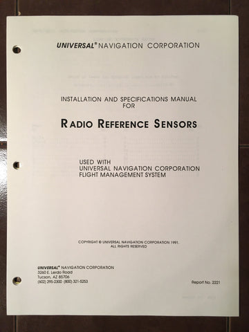 Universal Radio Reference Sensors Install Manual.