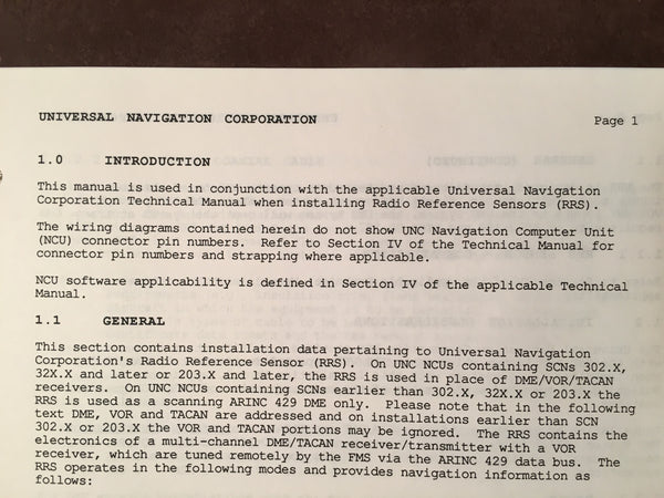 Universal Radio Reference Sensors Install Manual. – G's Plane Stuff