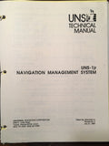 Universal UNS-1jr NMS NAV Management System Install & Technical Manual.