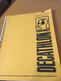 Bellanca Decathlon 8KCAB Owner Manual.