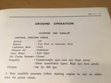 Pratt & Whitney Wasp Jr. B5 Engine Operating Instructions.