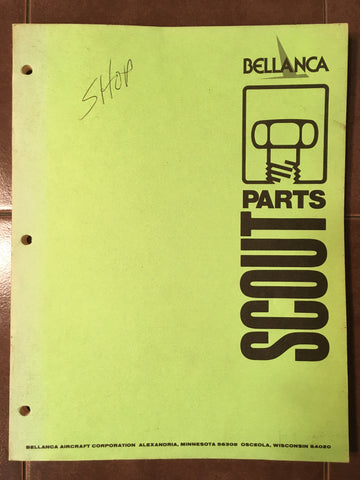 Bellanca Scout Parts Manual.