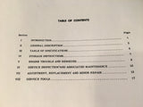 McCulloch Motors Aircraft Engine O-100-1 Service Institutions Manual.