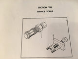 McCulloch Motors Aircraft Engine O-100-1 Service Institutions Manual.