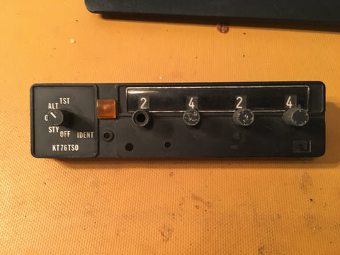 King KT-76 TSO Faceplate.