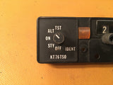 King KT-76 TSO Faceplate.