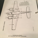 Beechcraft Turbo-Baron with nose-mounted pitot tube 56TC & A56TC Owner's Manual.