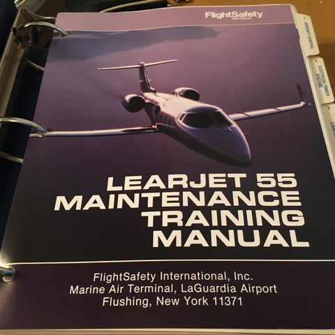 Learjet 55 Maintenance Training Manual