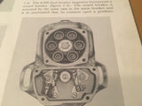 Bendix S-200 Flange Mounted High Tension Magnetos Install, Service & Ops Booklet.