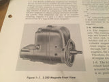 Bendix S-200 Flange Mounted High Tension Magnetos Install, Service & Ops Booklet.