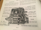 Bendix Scintilla S6N-31 Magneto Service Instructions.