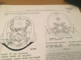 Bendix Scintilla S6N-31 Magneto Service Instructions.