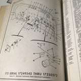 1963-1965 Cessna 172D, 172E, P172D & 172F Parts Manual.