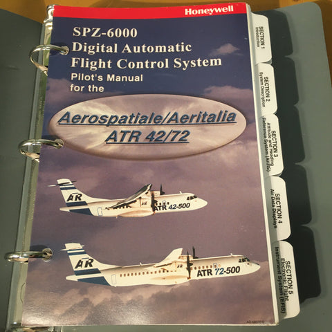 Honeywell SPZ-6000 in Aerospatiale-Aeritalia ATR 42/72 Pilot Manal.