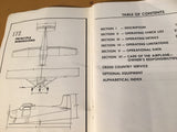 1956 Cessna 172 Owner's Manual.