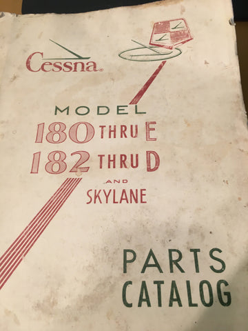 1953 - 1962 Cessna 180 & 182 Skylane Parts Manual