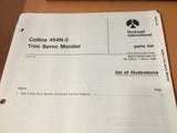 Collins 454N-3 Trim Servo Monitor Service Manual.