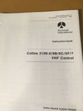 Collins 313N-6/6B/6C/6F/7 VHF Control Install & Service manual.