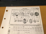 Delco-Remy Delcotron Generator 1100655 and Up Parts List Instructions.