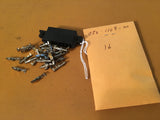 King Bendix 16 pin Dual Edge Install Connector, Black, New with 16 pins.