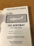 1976 Cessna 150 Aerobat POH, Pilot's Operating Handbook for A150M.